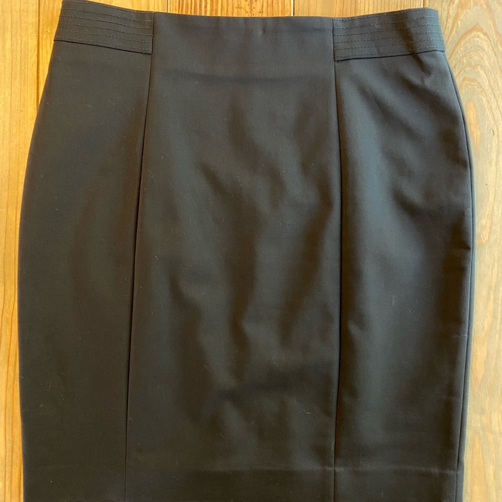 H&M Black Pencil Skirt Sz 12